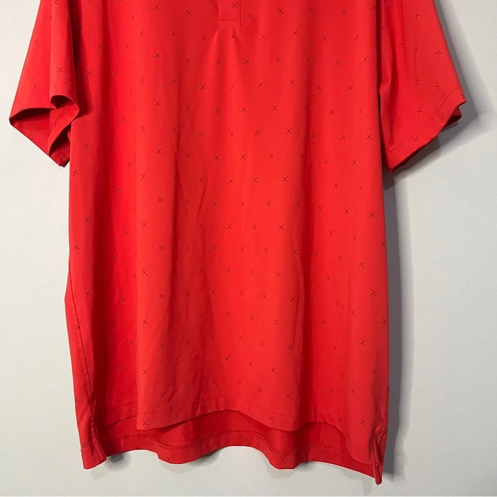 Nike DriFit Red Cross Golf Clubs Performance Polo XL